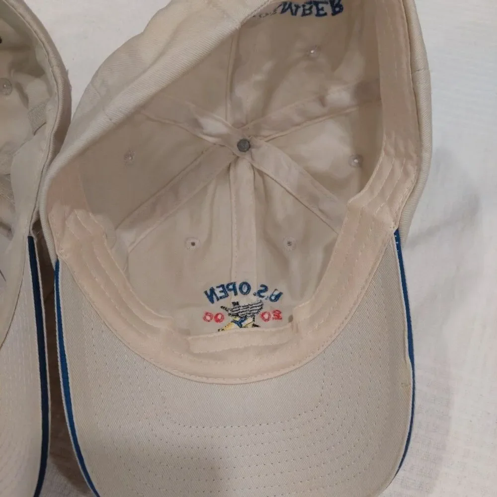US Open 2012 And 2006 The Olympic Club USGA Member PGA Golf Hats Khaki Tan